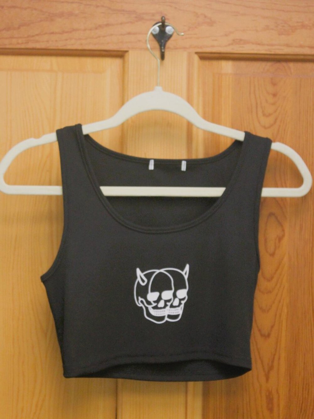 Black Graphic Tank Top Y2k Grunge